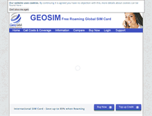 Tablet Screenshot of globalsimcard.co.uk